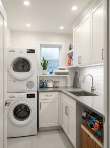 Lighting in small utility room