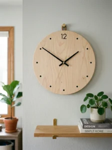 DIY wall clock design