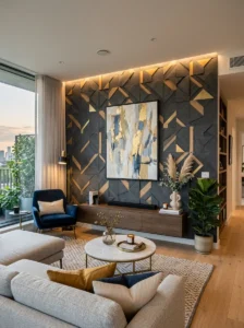 Feature wall interior design