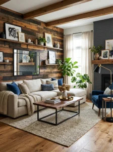 Mixed textures interior design