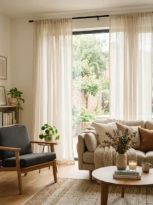 Curtains interior styling