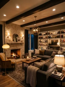 Layered lighting home design