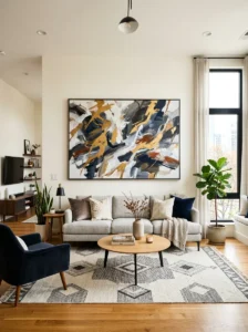 Focal point living room design