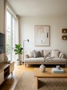 Simple and intentional apartment decor