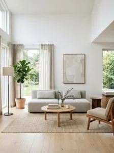 Minimal decor living room