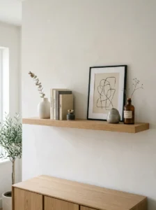 Minimal decor arranged with purpose