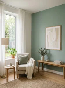 Simple entryway styling with minimal decor