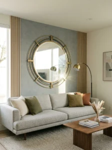 Mirror enhancing light and space