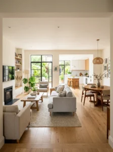 Storage baskets organizing home space