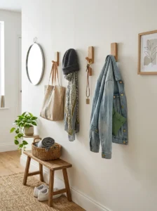 Wood accents adding warmth to interior