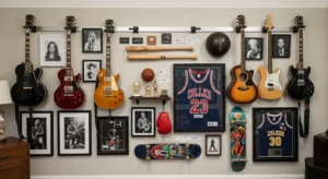 Hobby wall decor ideas