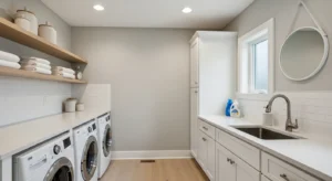 Utility room color scheme