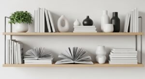 Minimal decor styled with intentional spacing