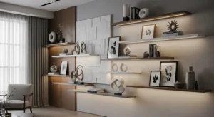 Layered wall decor design