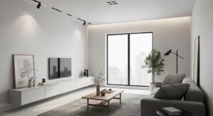 Minimalist modern living room design