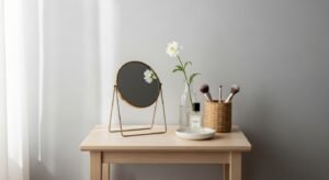 Budget-friendly vanity setup that looks stylish