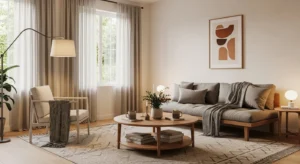 Comfortable and simple home interior