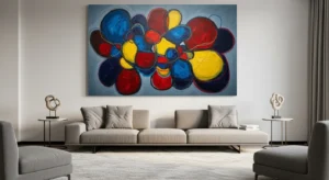 Oversized wall art modern home