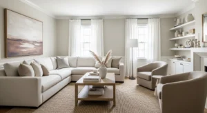 Neutral interior design base