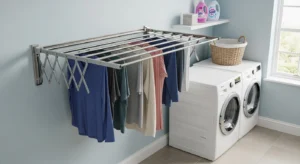 Drying rack utility room