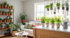 Edible plants decor home