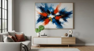 Artwork in home interior design