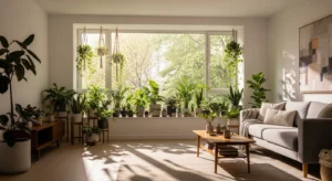 Window garden living room