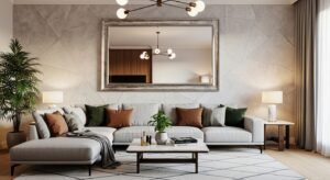 Mirror decor modern living room ideas