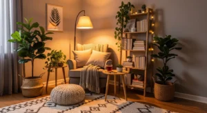 Reading nook decor living room