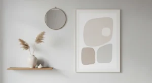 Minimal bedroom wall decor design