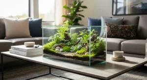 Terrarium decor living room