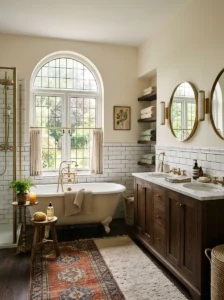 Timeless personal touches in a modern bathroom renovation