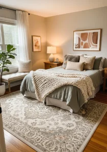 Bedroom furniture layout with better room flow