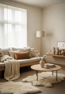 Japandi style mixing Scandinavian and Japanese design