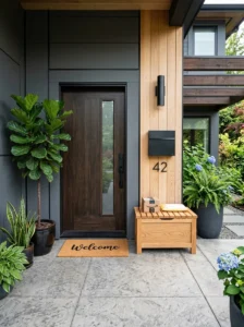 Outdoor throw pillows making a porch feel cozy.
