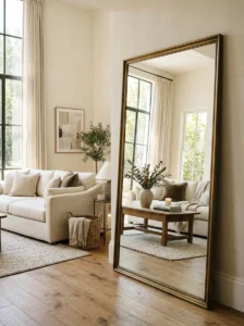 Beautifully styled minimalist coffee table.